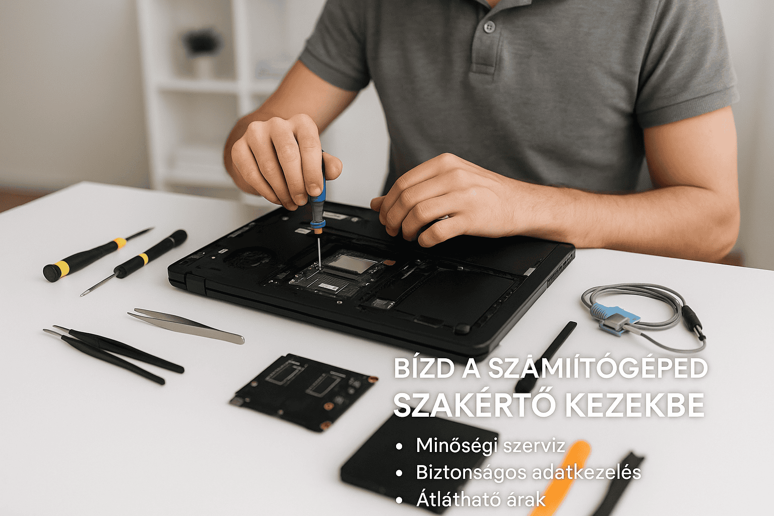 Laptop szervizelése megbízható szervizkörnyezetben