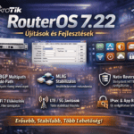MikroTik RouterOS 7.22 kiemelt grafika szerver háttérrel, BGP, MLAG, WiFi 7 és App rendszer újdonságokkal