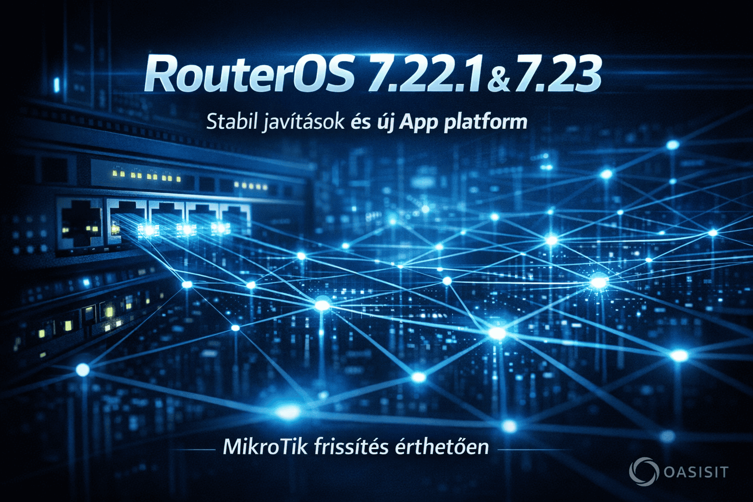 MikroTik RouterOS 7.22.1 és 7.23 frissítés vizualizáció hálózati kapcsolatokkal és adatforgalommal